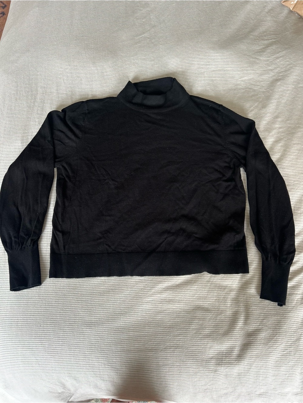 Topshop Black Turtleneck Sweater